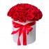 Букет цветов "Шляпная коробка Любовь в розах"