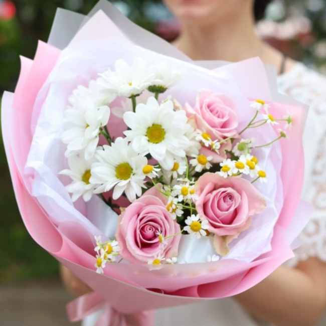 Букет цветов "Твоя улыбка" Букет цветов "Твоя улыбка"